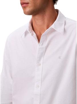 Camisa Calvin Klein Jeans Solid Oxford para homem.