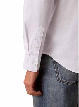 Camisa Calvin Klein Jeans Solid Oxford para homem.