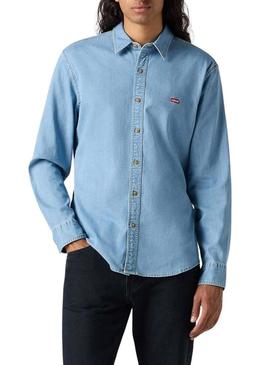 Camisa Levis Battery denim para homem