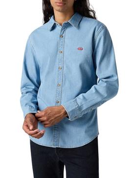 Camisa Levis Battery denim para homem