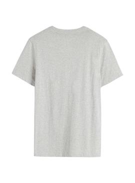 Conjunto de camisetas Levis branca e cinza para homem.