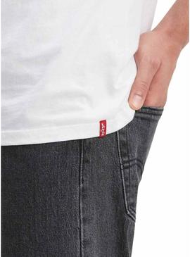 Conjunto de camisetas Levis branca e cinza para homem.