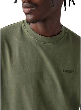 Camiseta Levis Vintage Tab verde para hombre - Camisa Levis Vintage Tab verde para homem.