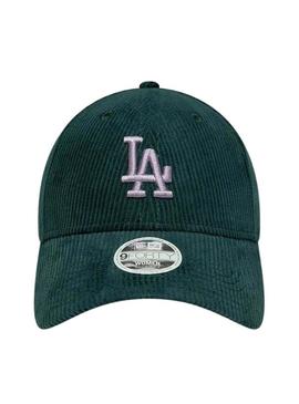 Boné New Era Cord LA verde para mulher