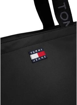 Bolsa Tommy Jeans Tote preta para mulher