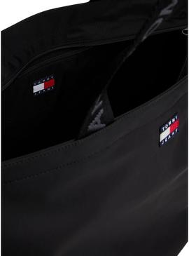 Bolsa Tommy Jeans Tote preta para mulher