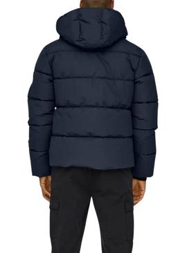 Jaqueta acolchoada Only and Sons Selijah preta para homem.