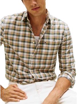 Camisa Tommy Hilfiger Heritage Oxford tartan para homem