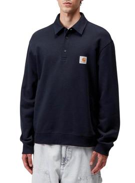 Moletom Carhartt Polo azul marinho para homem