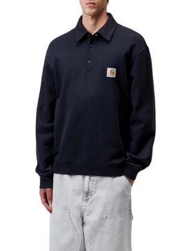 Moletom Carhartt Polo azul marinho para homem