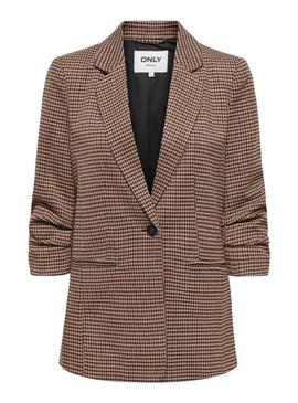 Blazer Only Lettie marrom para mulher