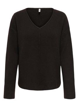 Camisola Only Whitney marrom para mulher.