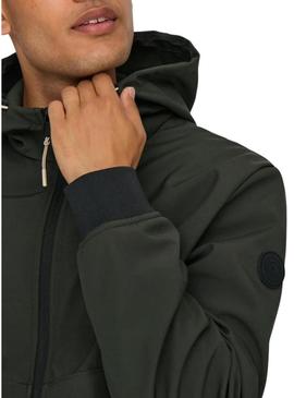 Jaqueta Only and Sons Bowie preta para homem.