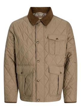 Jaqueta Jack and Jones Blubryan bege para homem.