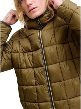 Jaqueta Jack and Jones Brook reversível verde para homem.