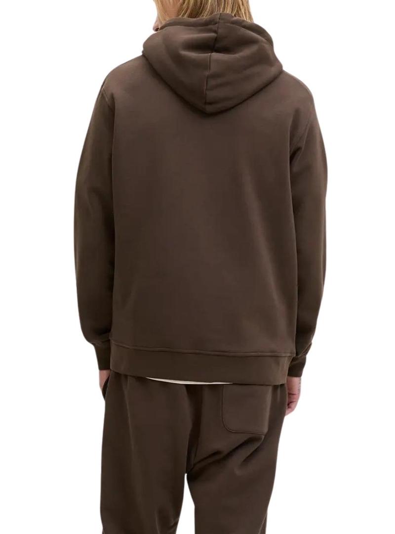 Moletom Jack and Jones Soho marrom para homem.