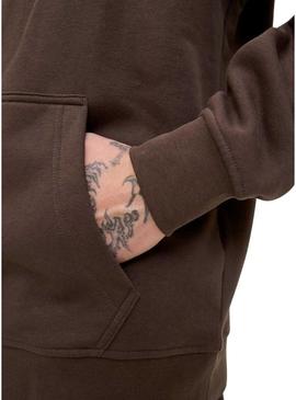 Moletom Jack and Jones Soho marrom para homem.