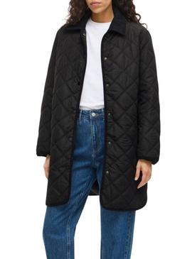 Parka Vila Viquila preta para mulher