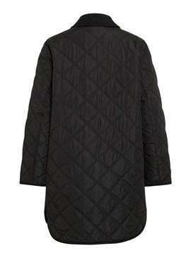 Parka Vila Viquila preta para mulher