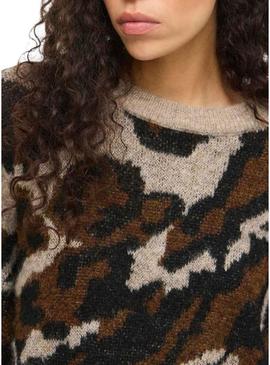 Camisola estampada de animal Vila Viloma para mulher