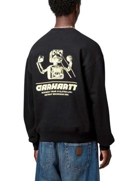 Moletom Carhartt Wiptopia preto para homem.