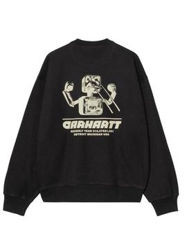 Moletom Carhartt Wiptopia preto para homem.