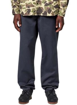Calça Carhartt Master marinho para homem.