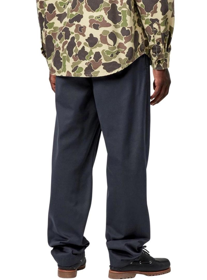 Calça Carhartt Master marinho para homem.