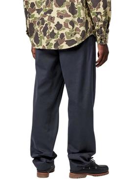 Calça Carhartt Master marinho para homem.