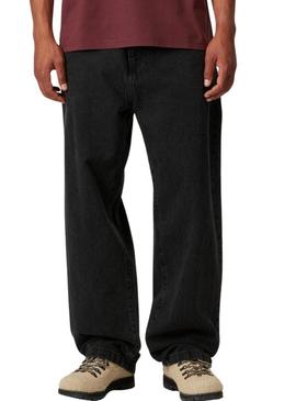 Calça jeans Carhartt Landon preta para homem