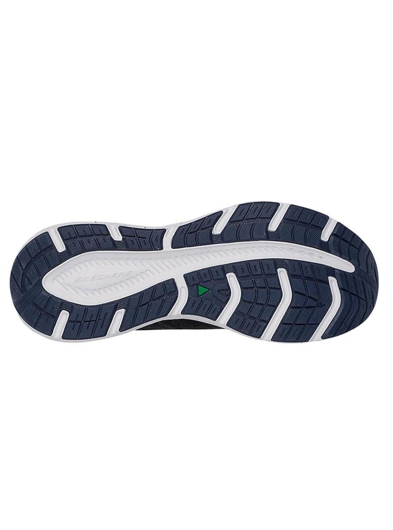 Tênis Skechers Edgeride Waterproof azul para homem.