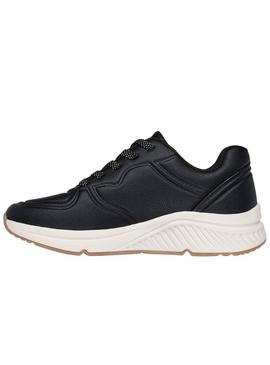 Tênis Skechers Arch Bobs preto para mulheres.