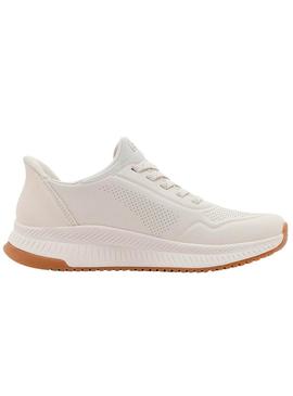 Tênis Skechers Bobs Squad 4 branco para mulher.