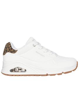 Sapatilhas Skechers Uno animal print para mulher