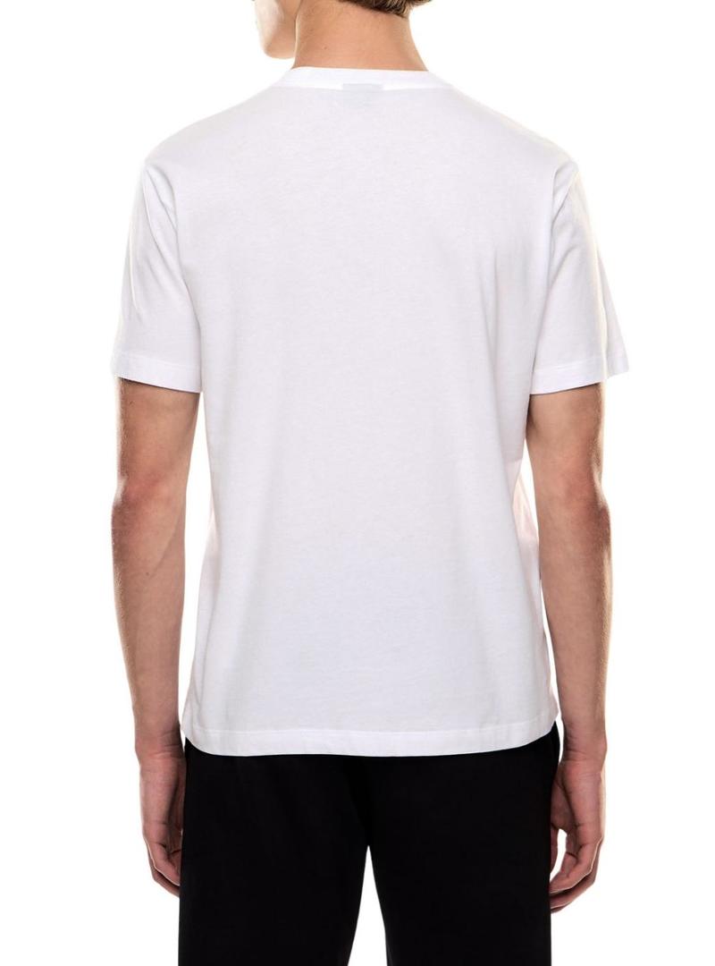 Camiseta Emporio Armani EA7 logo branco para homem.