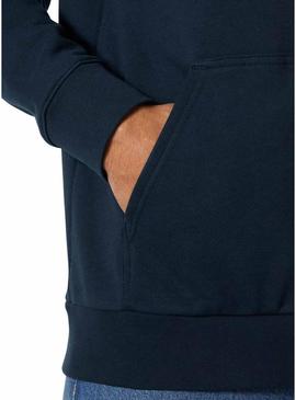 Moletom Helly Hansen Core azul marinho para homens.