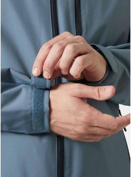 Jaqueta Helly Hansen Midlayer azul para homens.
