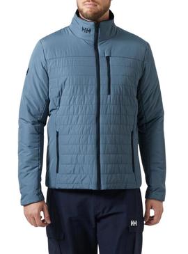 Casaco Helly Hansen Crew Insulator azul para homem.