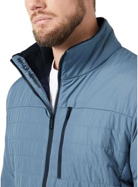 Casaco Helly Hansen Crew Insulator azul para homem.