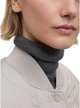 Casaco Ecoalf Tiago reversível em bege para mulher.