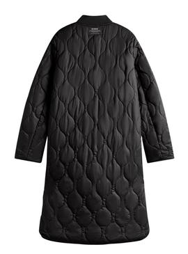 Casaco Ecoalf Tiago reversível preto para mulher.