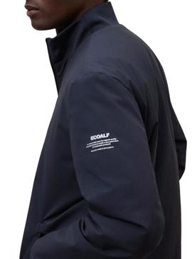 Jaqueta bomber Ecoalf Jaime azul marinho para homens.