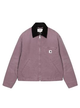 Jaqueta Carhartt Detroit rosa para mulher.