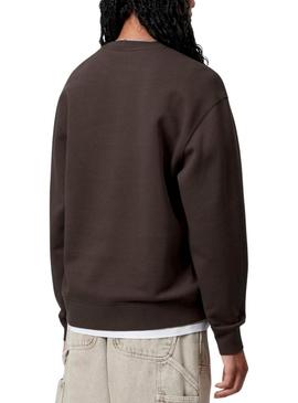 Moletom Carhartt Script marrom para mulher