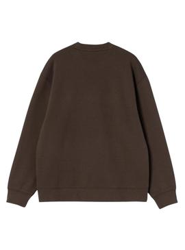 Moletom Carhartt Script marrom para mulher