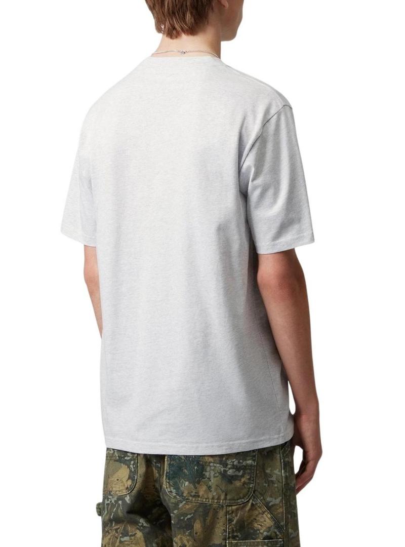 Camiseta Carhartt Script cinza para homem