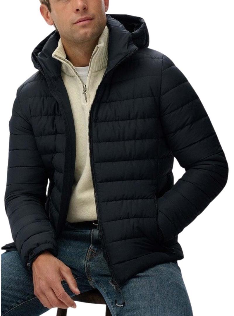 Jaqueta acolchoada Superdry Fuji azul para homem.