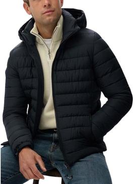 Jaqueta acolchoada Superdry Fuji azul para homem.