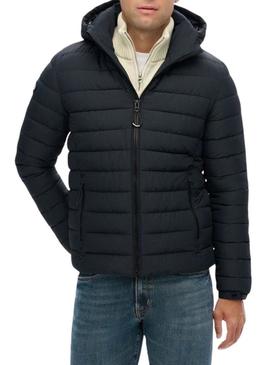 Jaqueta acolchoada Superdry Fuji azul para homem.
