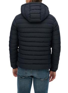 Jaqueta acolchoada Superdry Fuji azul para homem.